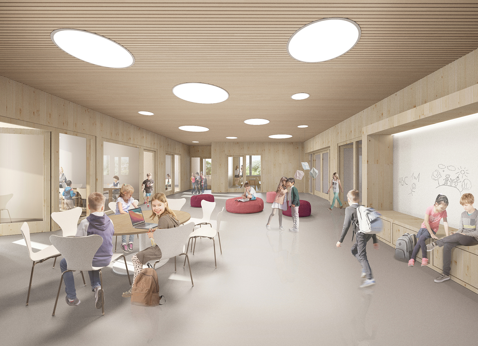 Neubau Grundschule mit Hort und Sporthalle Schimmelstraße Halle/Saale