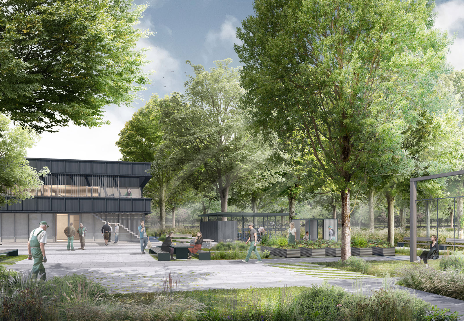 Neubau Gärtnerischer Betriebshof Friedhof Ohlsdorf